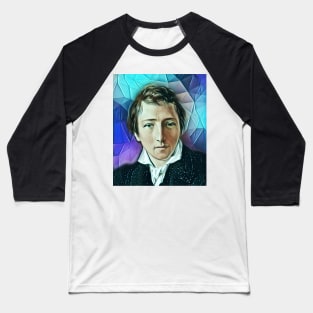 Heinrich Heine Portrait | Heinrich Heine Artwork 6 Baseball T-Shirt